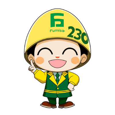 マスコットキャラ_清書_笑顔_こちらです