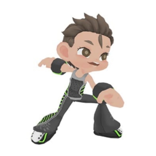 FIGHT CLUB オールバックの男性キャラクターモデル