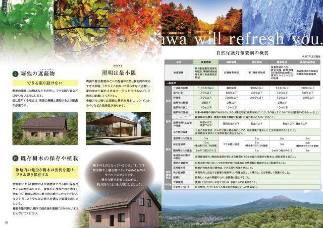 軽井沢町 自然保護対策要綱　解説・認知施策